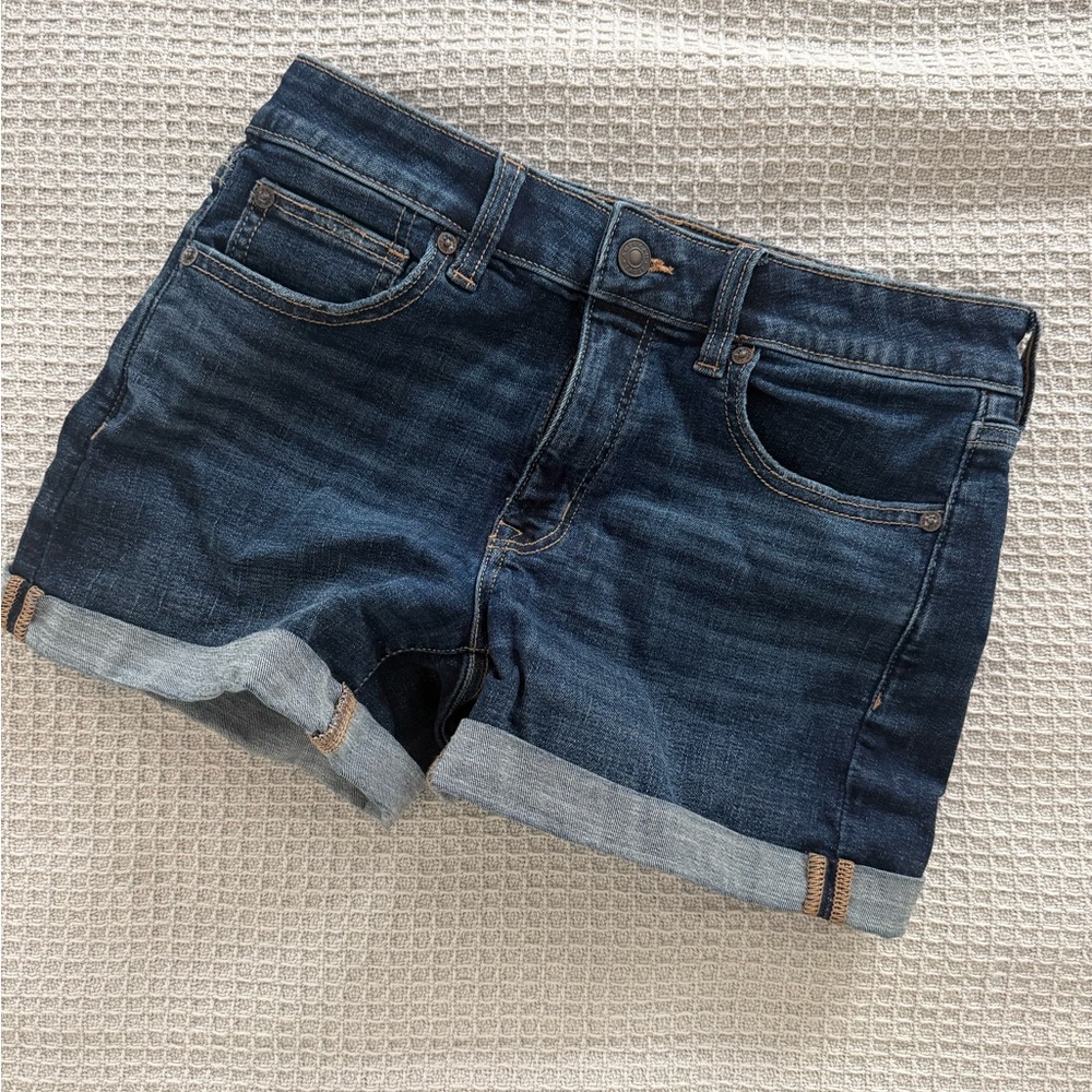 American Eagle Dark Blue Jean Shorts